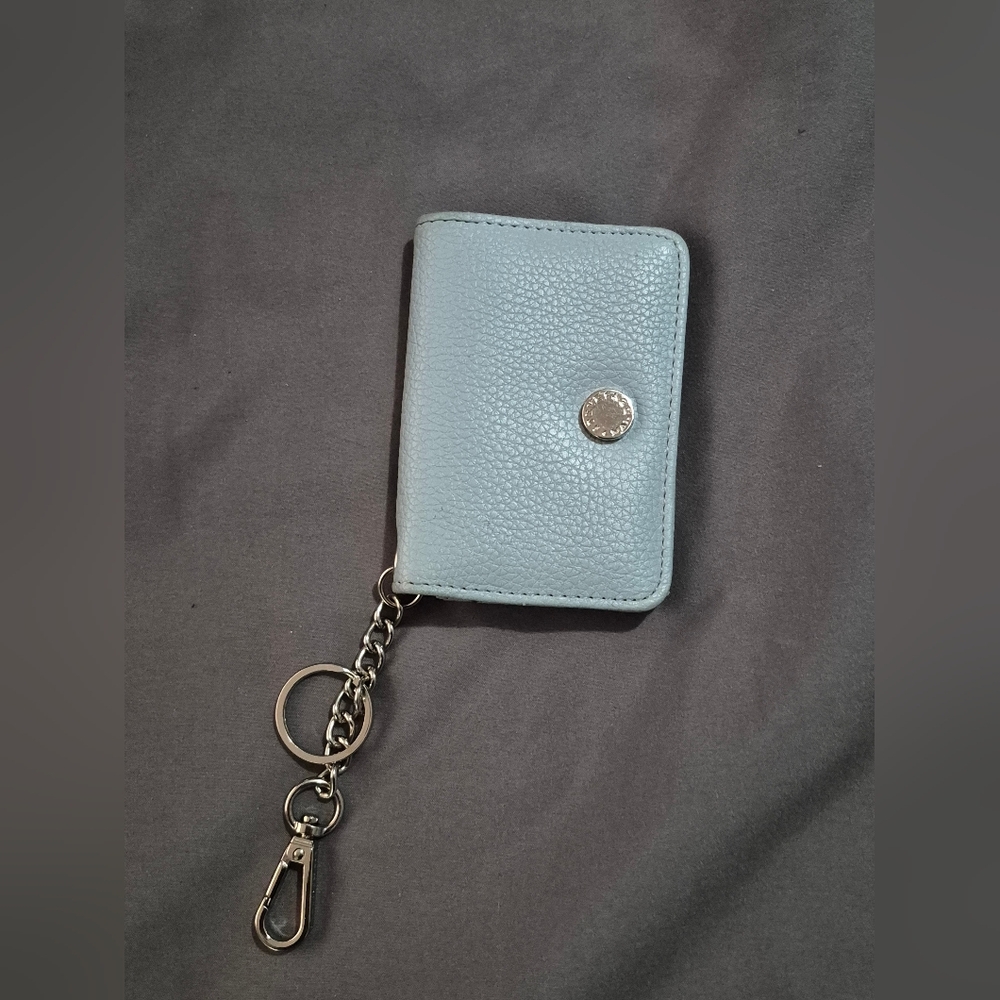 Steve Madden Sky Blue Leather ID Wallet